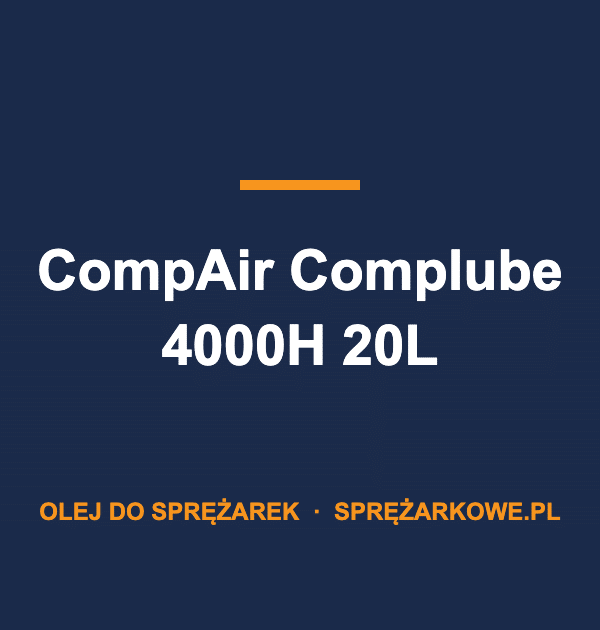 Olej CompAir Complube 4000H 20L — oryginalny olej do sprężarek CompAir