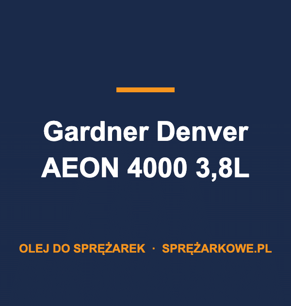 Olej Gardner Denver AEON 4000 3,8L — oryginalny olej do sprężarek GD