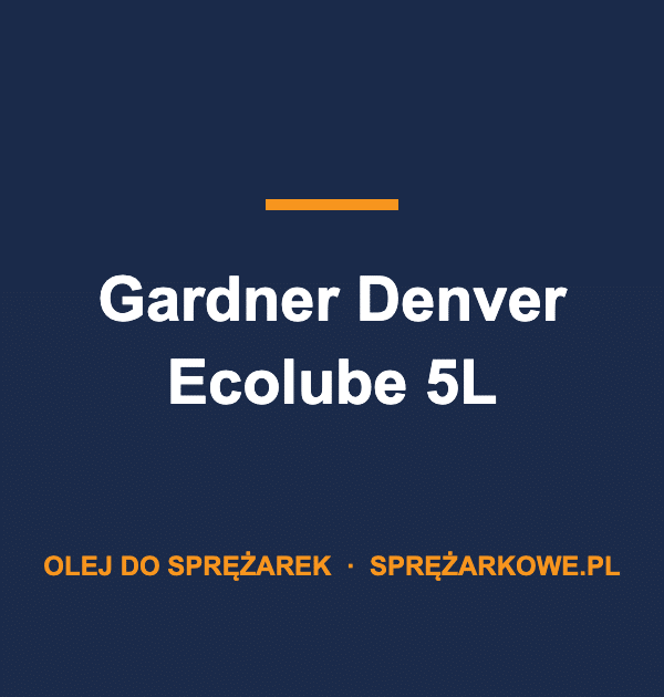 Olej Gardner Denver Ecolube 5L — oryginalny olej do sprężarek GD