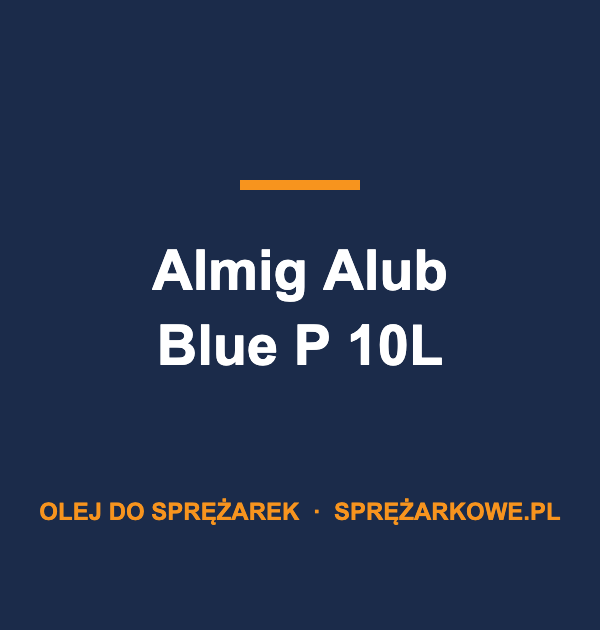 Olej Almig Alub Blue P 10L — oryginalny olej do sprężarek Almig